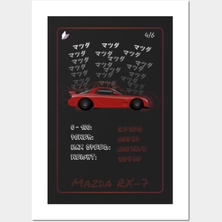 Mazda RX-7 Posters and Art